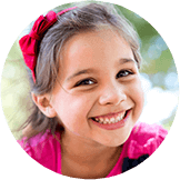 Young girl with healthy smile